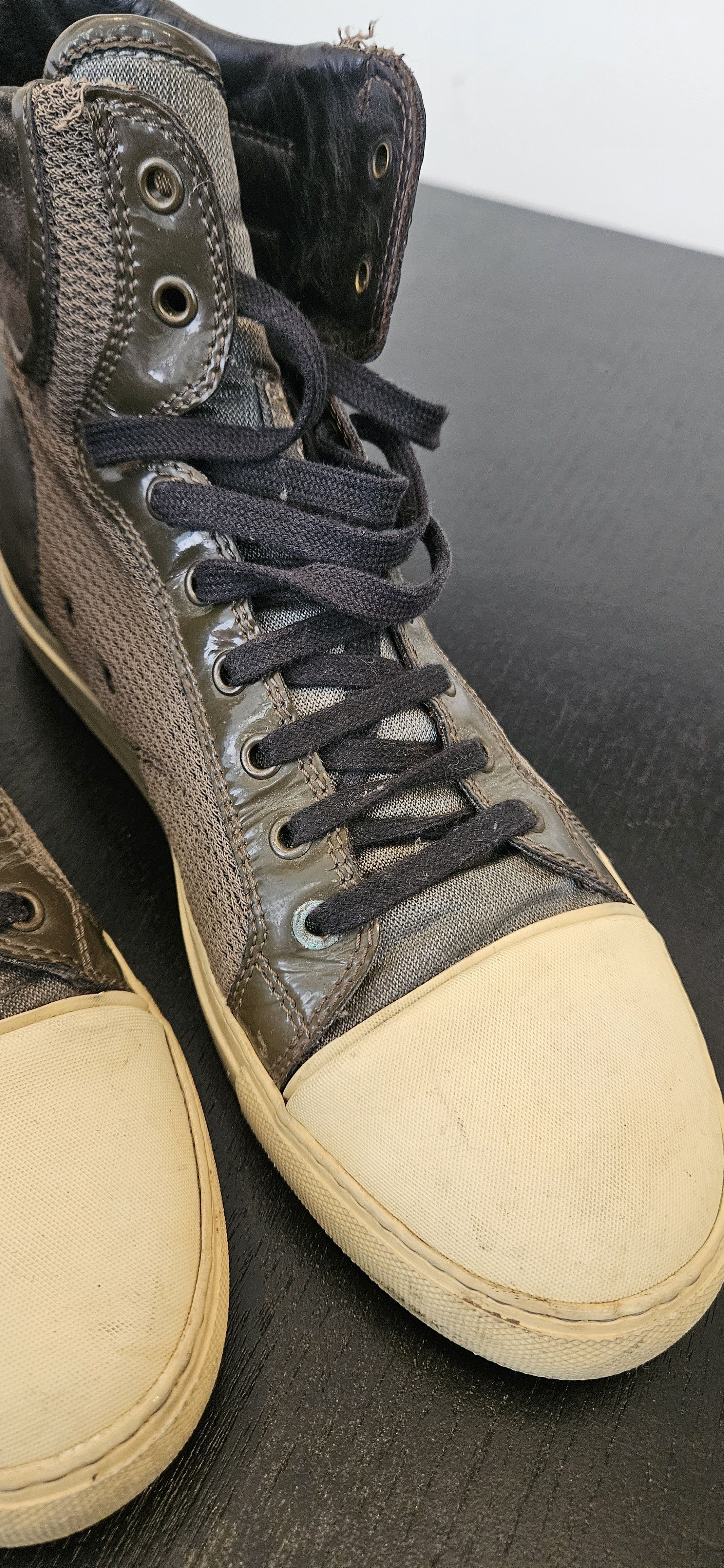 Lanvin Lanvin High-Top Sneakers with Laces - Size UK 8 Size US 9 / EU 42 - 3 Thumbnail