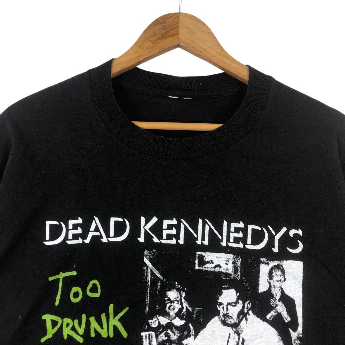 Vintage Vintage DEAD KENNEDYS PUNK Too Drunk To Fu** Tee Shirt Top Size US L / EU 52-54 / 3 - 2 Thumbnail
