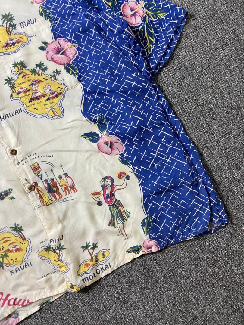 Japanese Brand Reyn Spooner Hawaiian Button Up Shirts (183) Size US XL / EU 56 / 4 - 6 Thumbnail