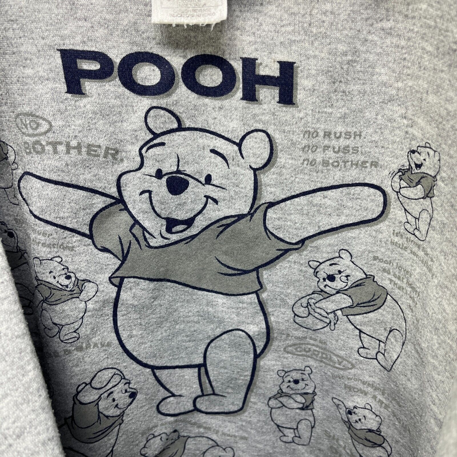 Disney × Vintage Vintage 90s Disney Winnie the Pooh Jacket PLogo Hoodie Large Size US L / EU 52-54 / 3 - 7 Thumbnail