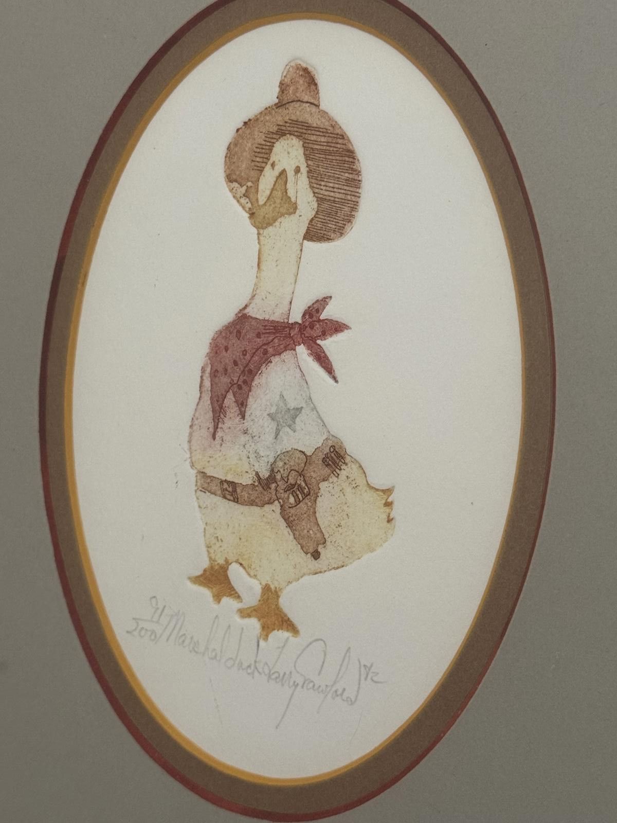 Other Marshall Duck in Cowboy Outfit-Larry Crawford 1982 Size ONE SIZE - 1 Thumbnail