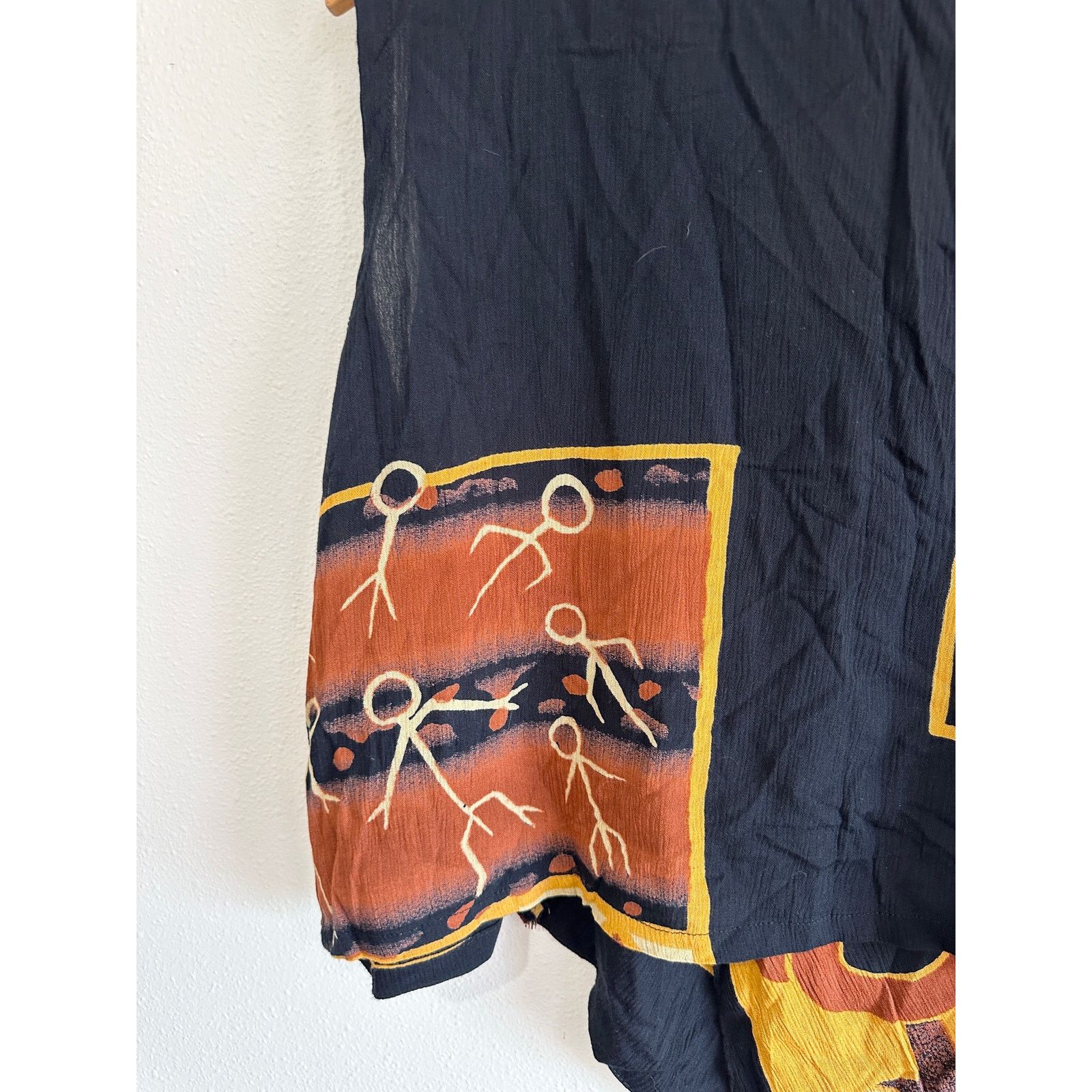 Vintage NOS 90's Hippie Boho Rayon Boxy Tank size XL Size XL / US 12-14 / IT 48-50 - 10 Thumbnail