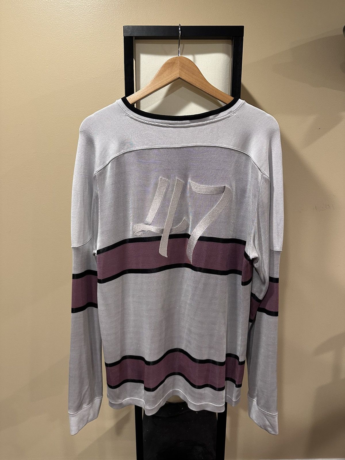 Dior Dior x Kim Jones Embroidered Logo 47 Hockey Jersey 2022 Size US M / EU 48-50 / 2 - 2 Thumbnail