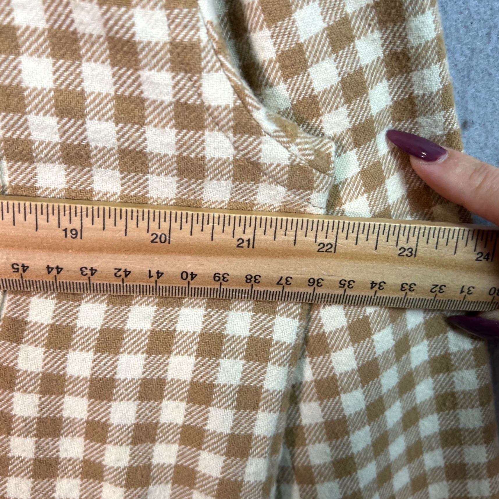 H&M H&M Mens Button-Up Shirt Gingham Brown White Relaxed Fit Size M Casual Vintage? Size US M / EU 48-50 / 2 - 5 Thumbnail