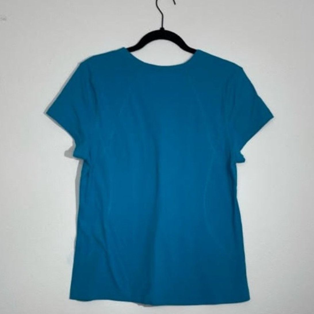 Tek Gear Tek Gear Blue Scoop Neck Tee Slightly Fitted Size XL Size XL / US 12-14 / IT 48-50 - 7 Thumbnail