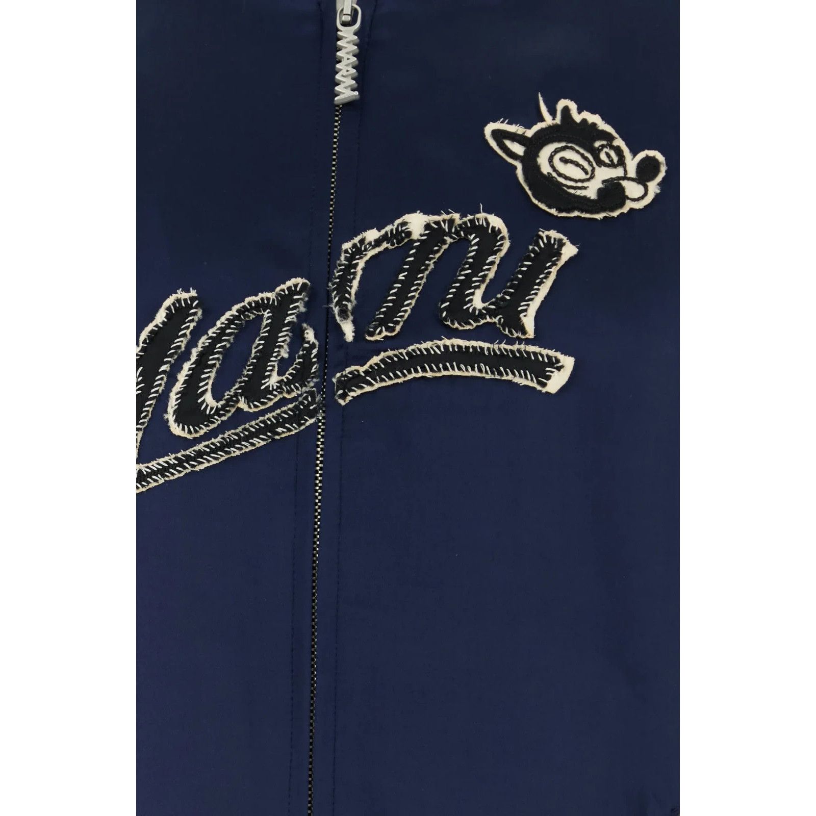 Marni MARNI Navy Blue Satin Bomber Jacket New & Authentic (Men's s Size US M / EU 48-50 / 2 - 5 Thumbnail
