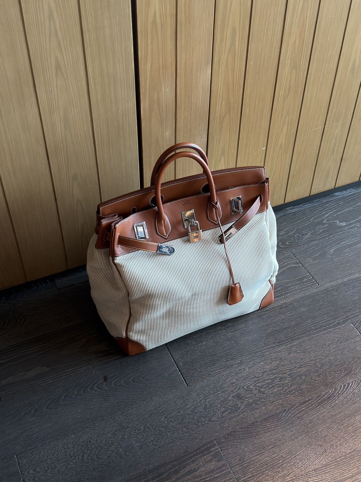 Hermes Hermès HAC 45 Crinoline Barenia Leather Size ONE SIZE - 4 Thumbnail