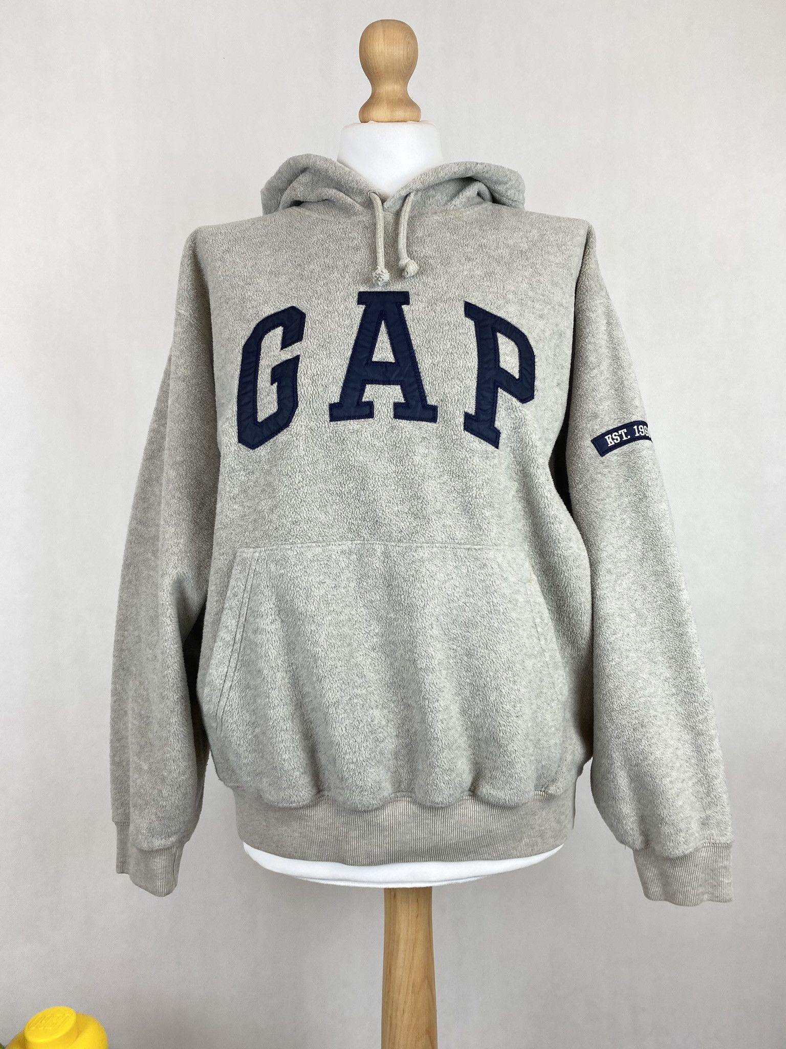Gap gap hoodie fleece big logo spellout sweatshirt Size US M / EU 48-50 / 2 - 1 Thumbnail