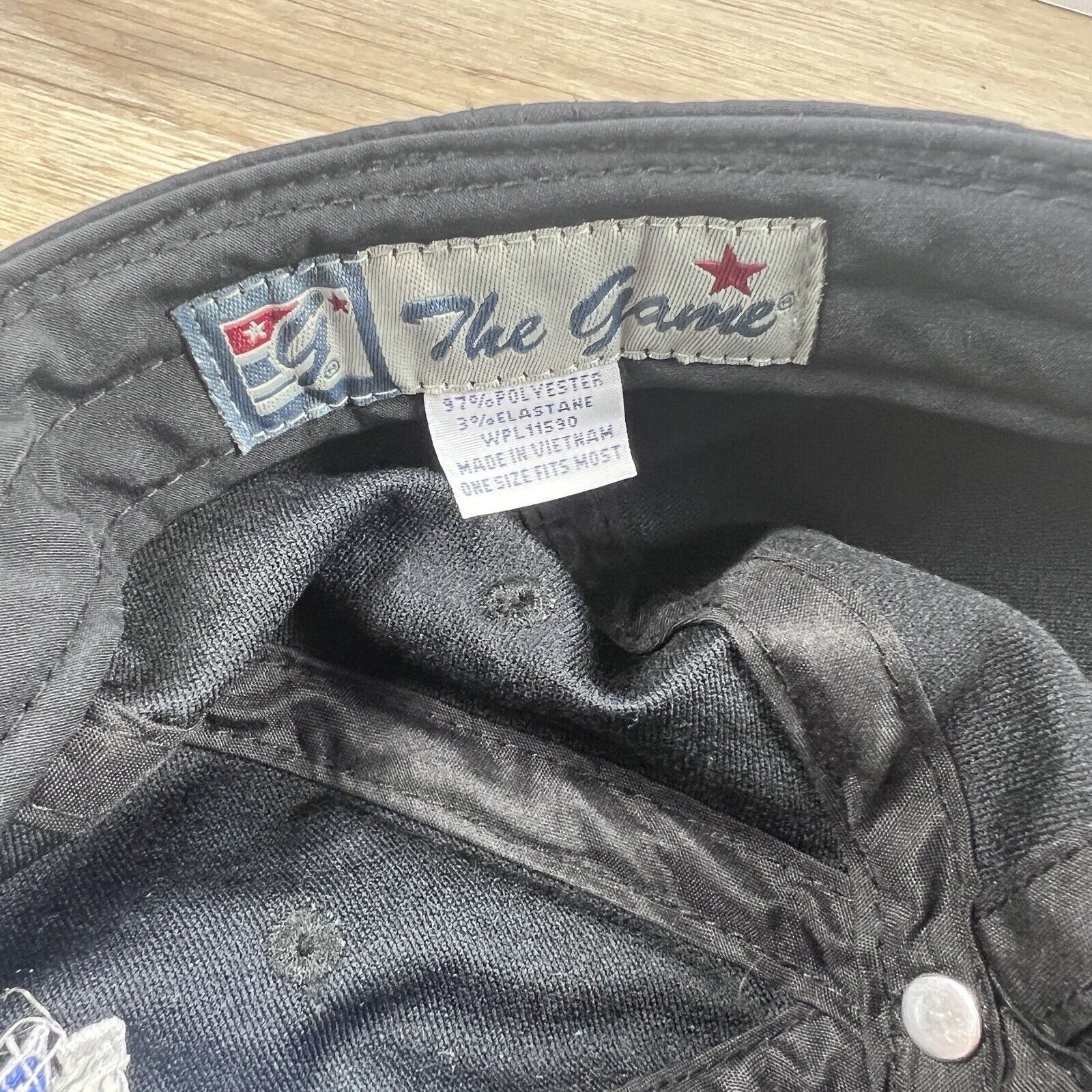 Other Team Tampa Hat Tampa Adjustable Hat Black Adjustable Hat Adu Size ONE SIZE - 12 Thumbnail