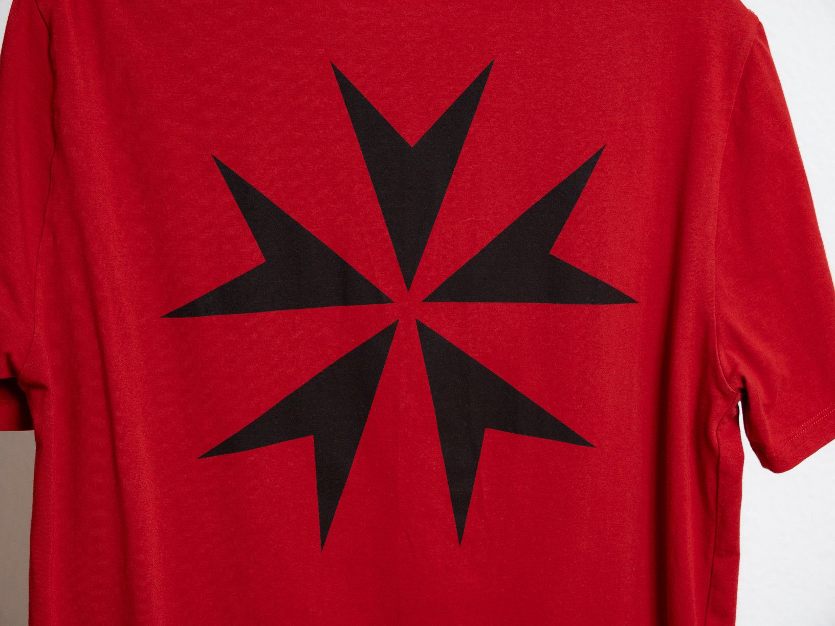 Neil Barrett Neil Barrett Military Star Tee Red M Size US L / EU 52-54 / 3 - 6 Thumbnail