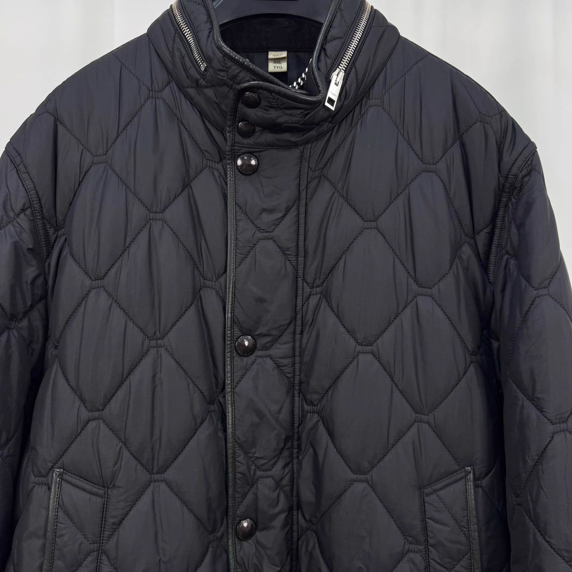 Burberry Burberry quilted black cotton puffer coat XXL 99 new Size US XXL / EU 58 / 5 - 3 Thumbnail