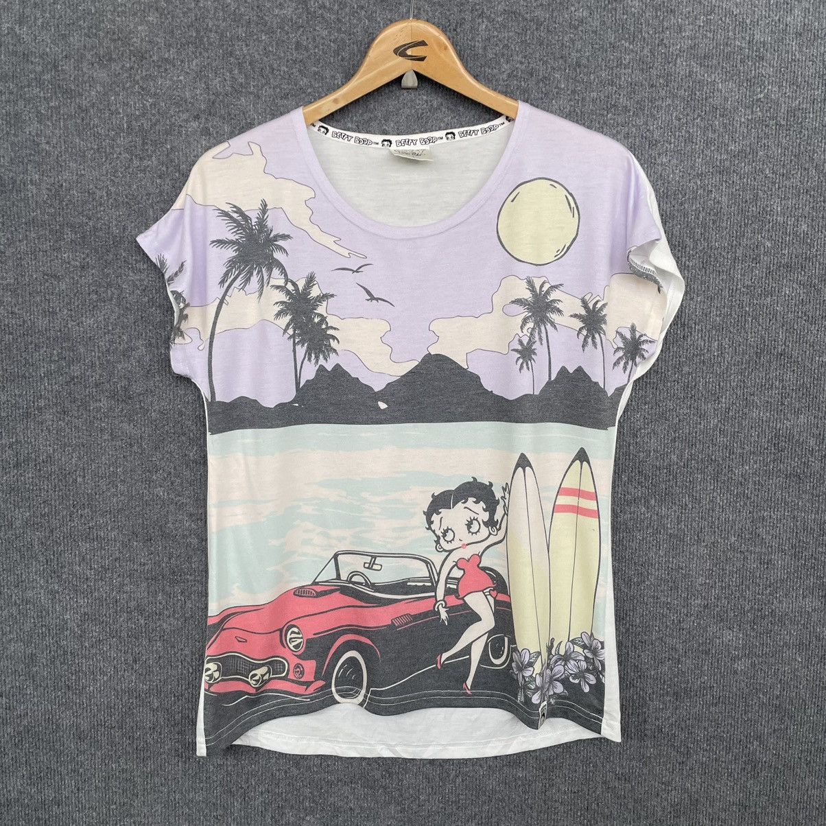 Cartoon Network × Vintage Vintage Y2K Betty Boop Overprint T Shirt Size S / US 4 / IT 40 - 1 Thumbnail