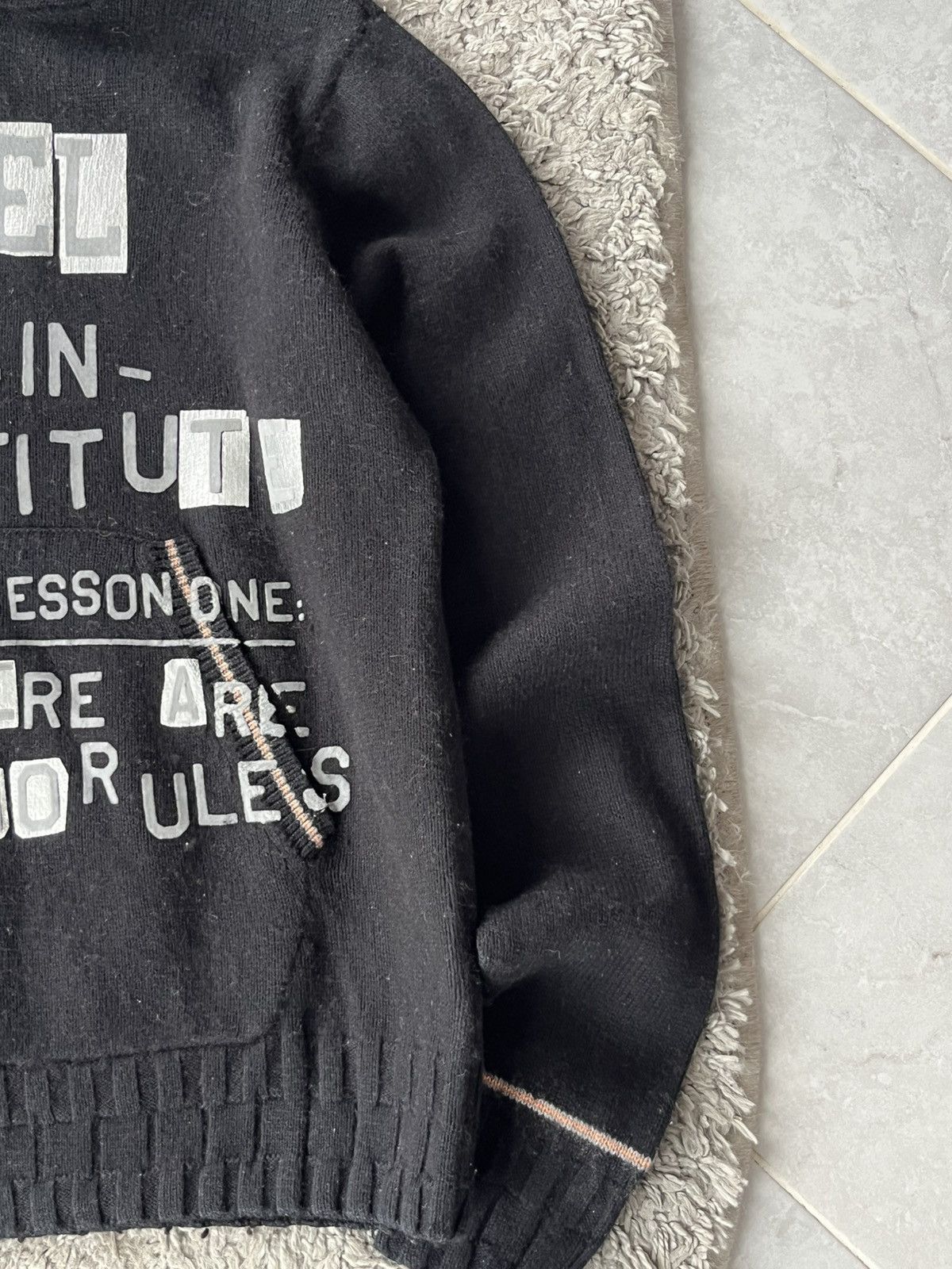 Diesel Vintage Knitwear Hoodie Diesel Japanese Brand Size US M / EU 48-50 / 2 - 4 Thumbnail