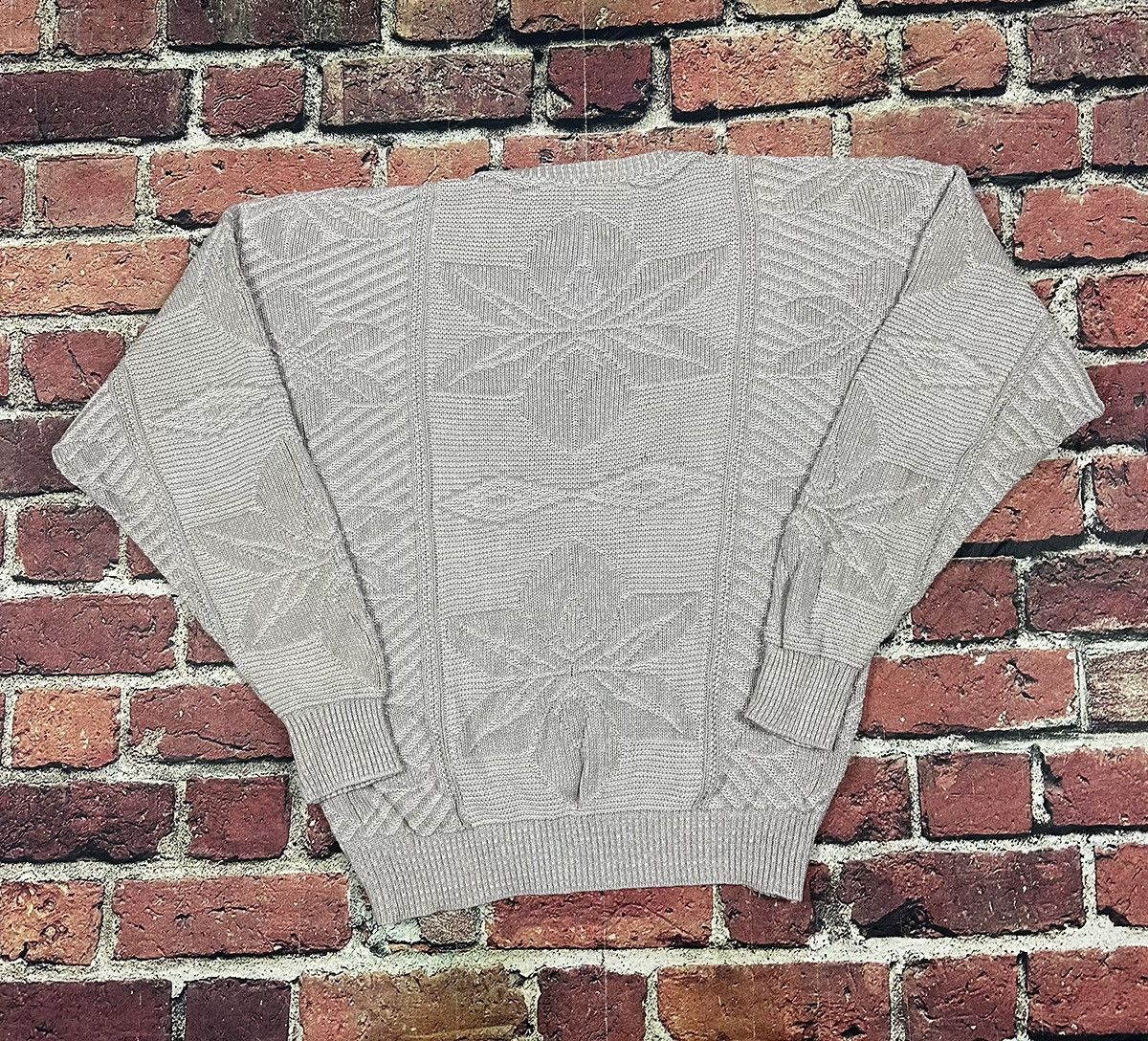 London Fog × Vintage Vintage London Fog Sweater Pullover Snowflake Knit Size US L / EU 52-54 / 3 - 4 Thumbnail