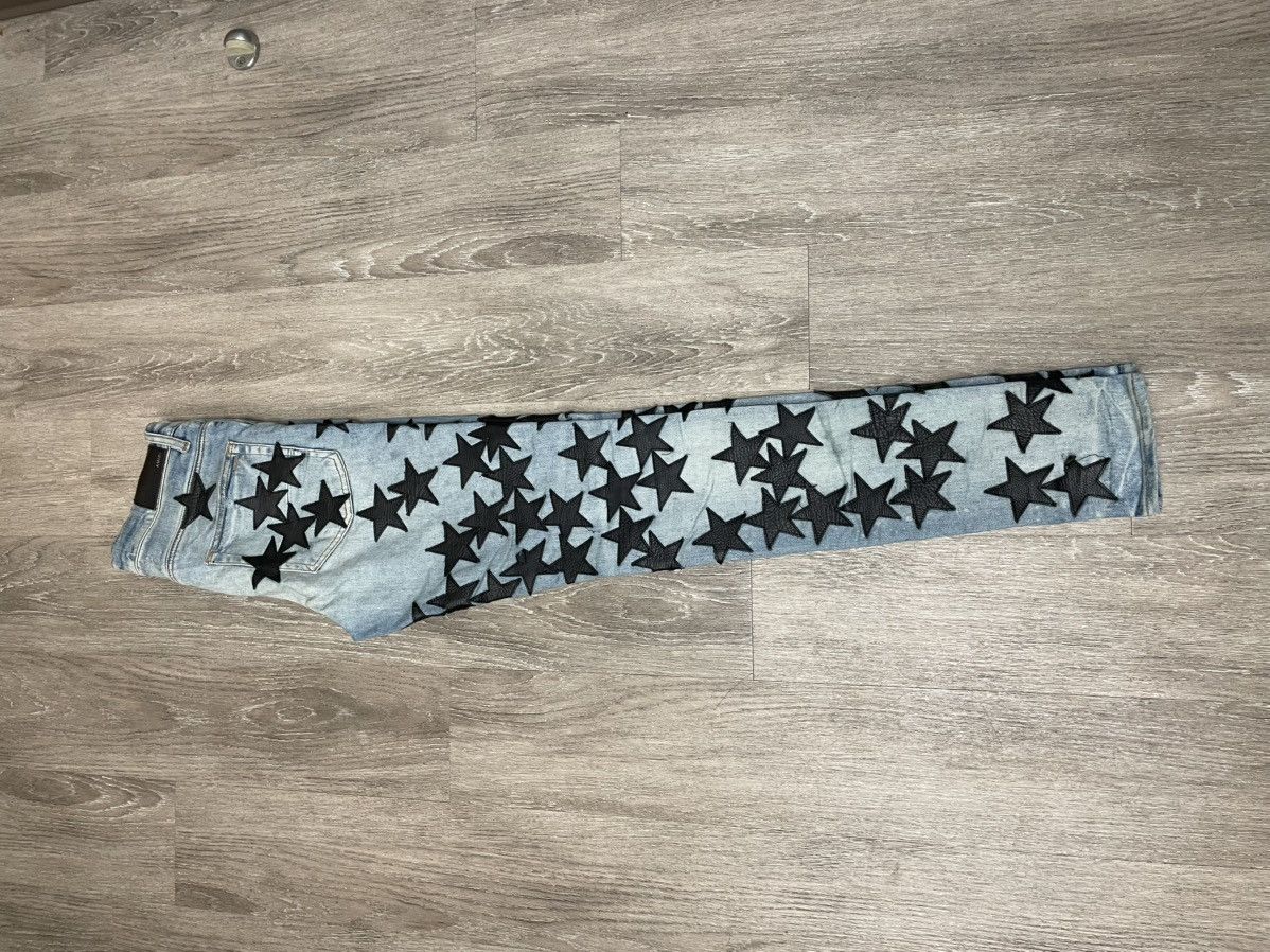 Amiri Amiri Denim Stars Size US 31 - 3 Thumbnail