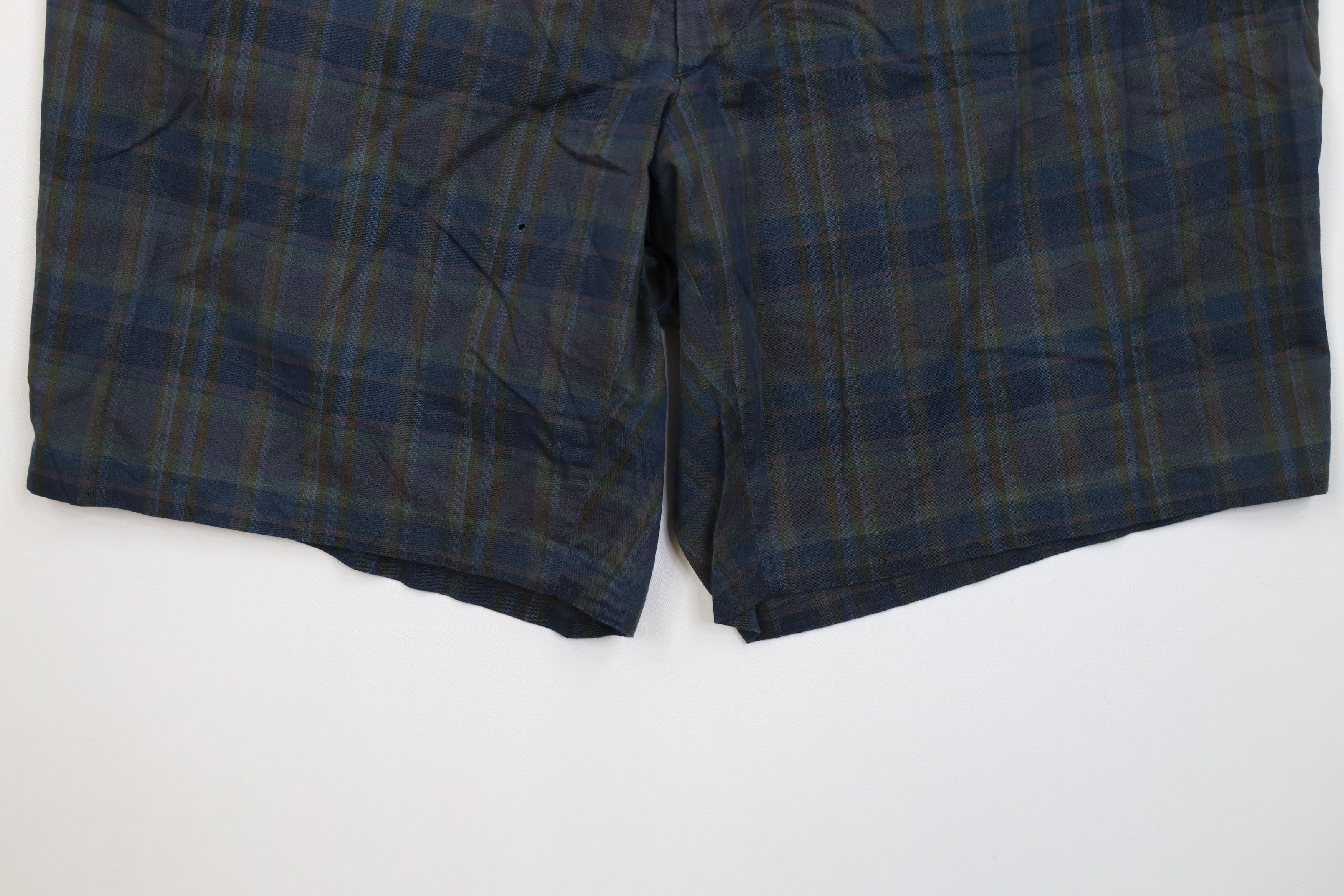 Vintage Vintage 50s Streetwear Madras Lightweight Chino Shorts USA Size US 38 / EU 54 - 4 Thumbnail