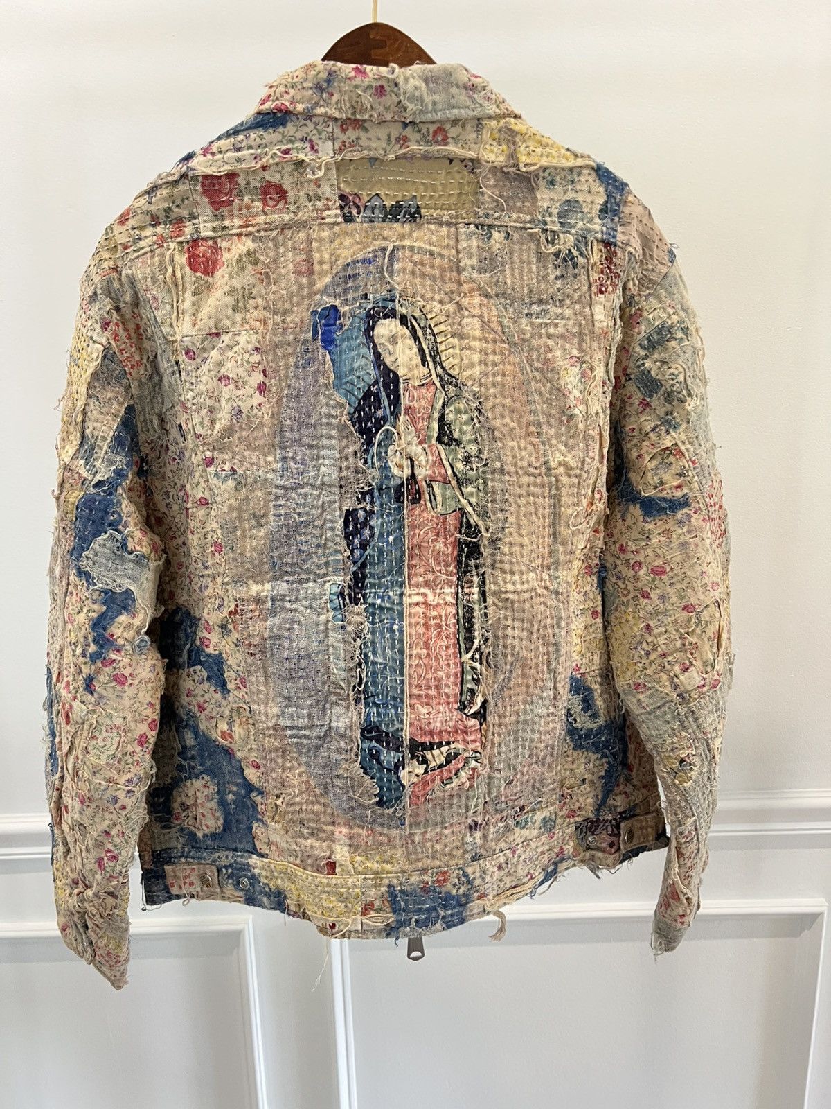 Kapital Kapital Champetre Boro Zip Up Blouson (Virgin Mary) Size US M / EU 48-50 / 2 - 2 Thumbnail