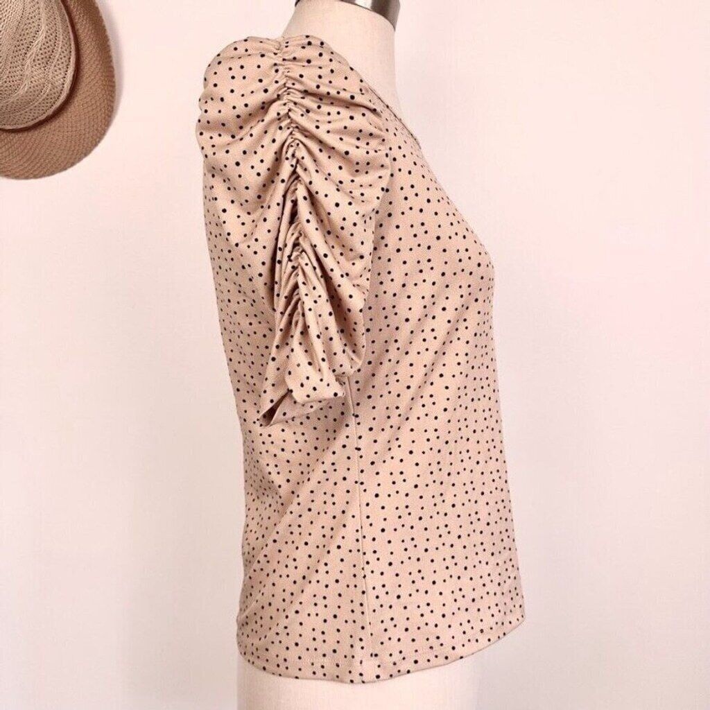 Other Jules & Leopold Womens Half Sleeve Ruched Top Small Pink New Size S / US 4 / IT 40 - 4 Thumbnail