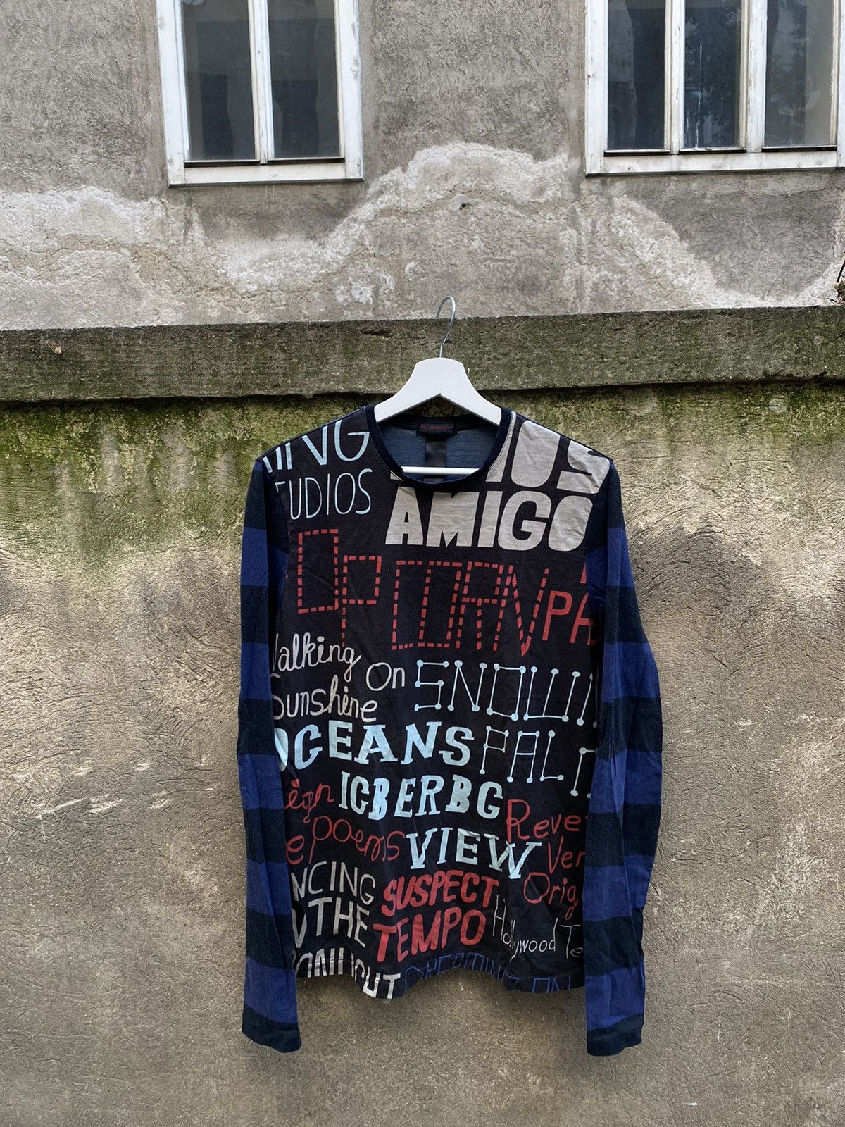 Custo Barcelona × Japanese Brand Custo Barcelona Overprinted Y2K Longsleeve Size US M / EU 48-50 / 2 - 1 Thumbnail