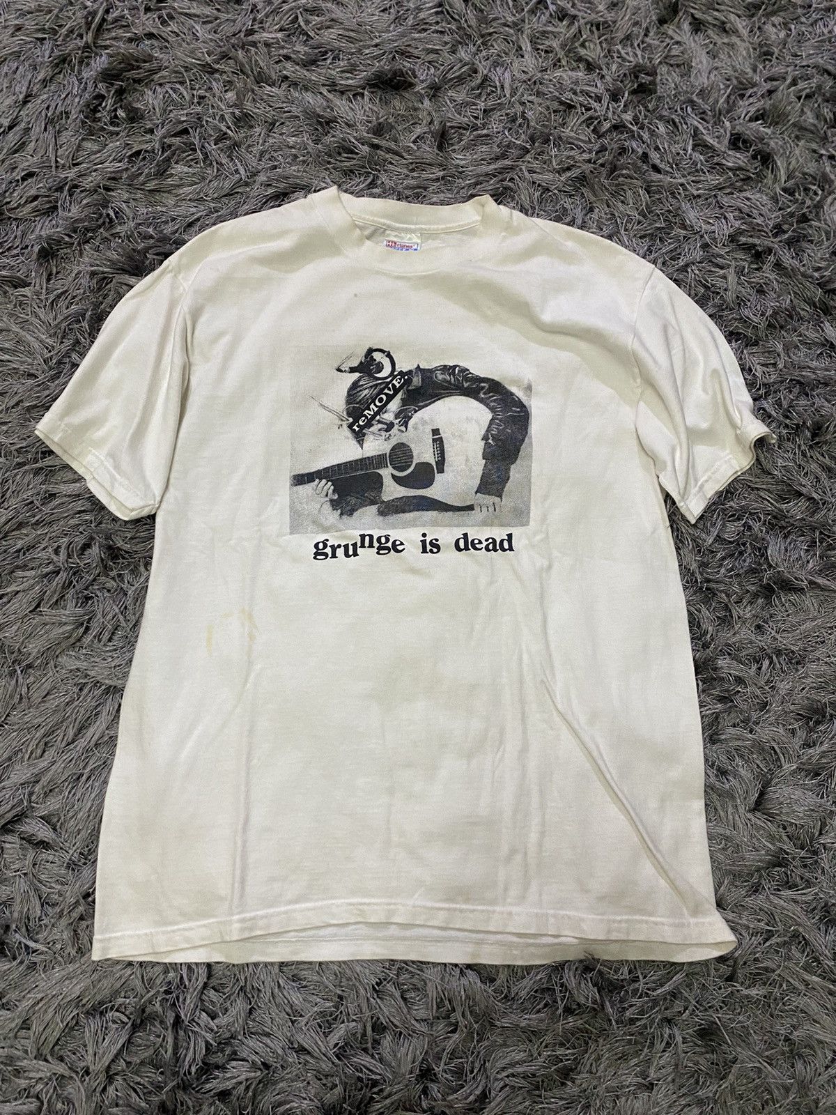 90s Kurt Cobain grunge is dead T-shirt