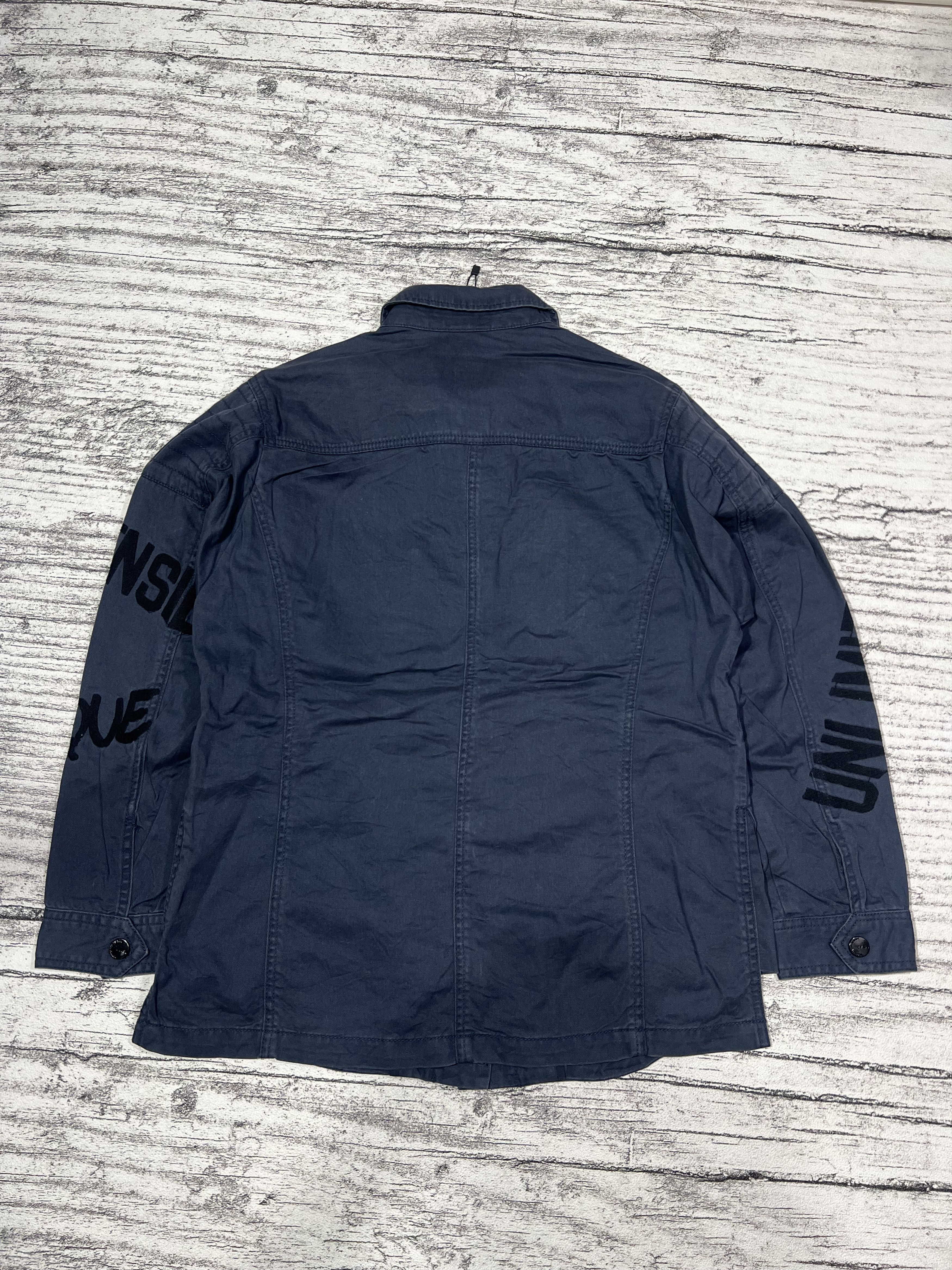 Japanese Brand 2000s Evisu Hysteric Poem Embroidery Trucker y2k Lgb Ifsix Size US M / EU 48-50 / 2 - 7 Thumbnail