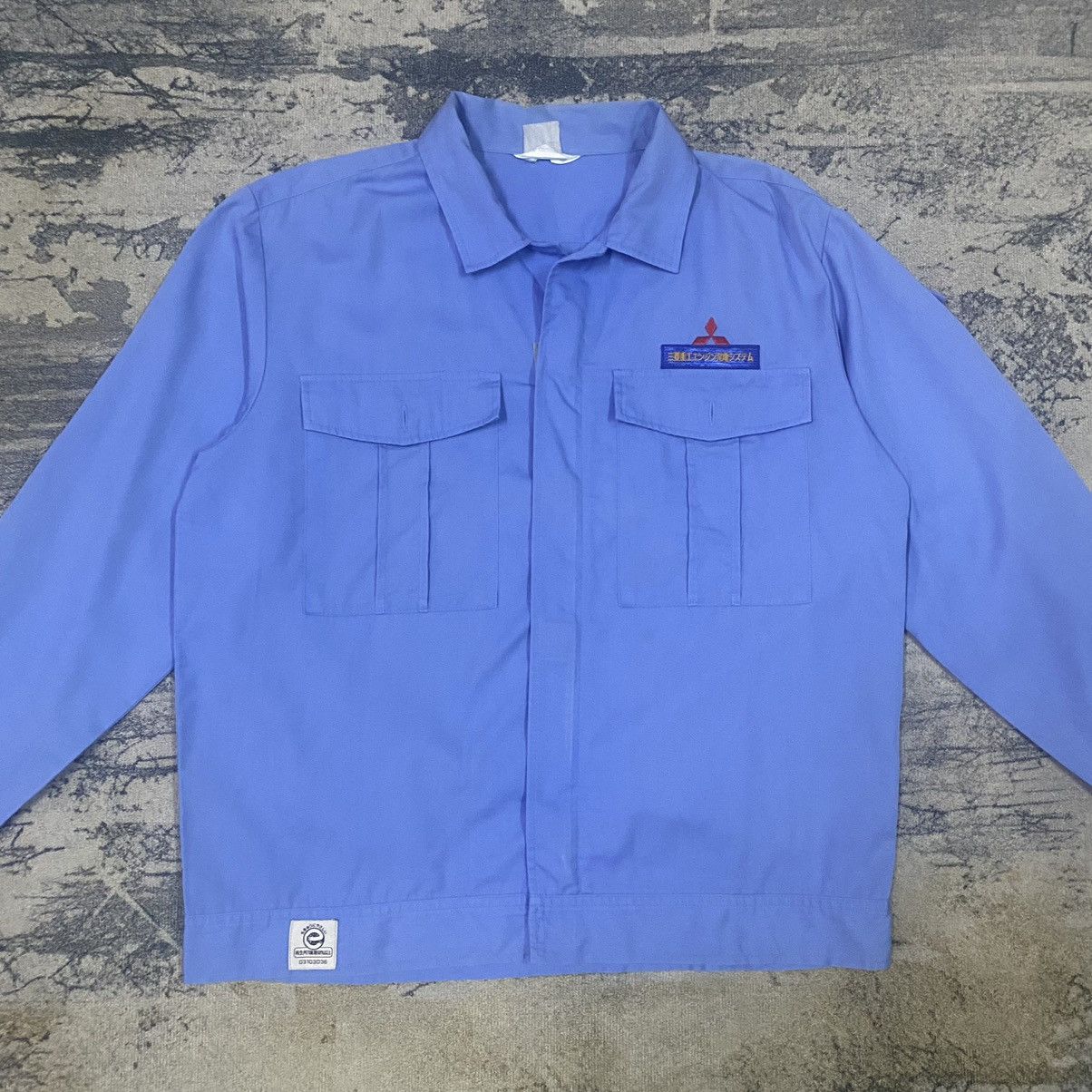 Japanese Brand × Vintage Vintage Mitsubishi Racing Japan Worker Light Jacket Size US L / EU 52-54 / 3 - 2 Thumbnail
