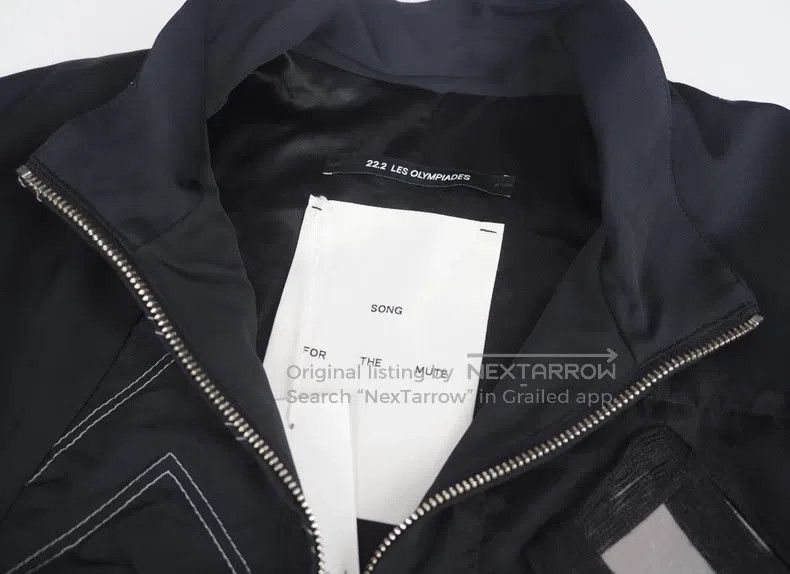 Song For The Mute SONG FOR THE MUTE Mirror-spliced motion jacket Size US S / EU 44-46 / 1 - 5 Thumbnail
