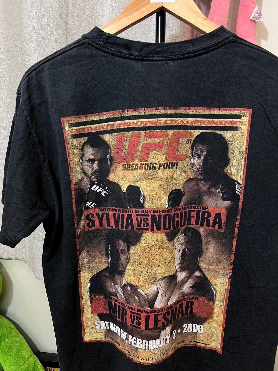 Vintage Vintage UFC Mir vs Lesnar shirt BN Size US M / EU 48-50 / 2 - 1 Thumbnail
