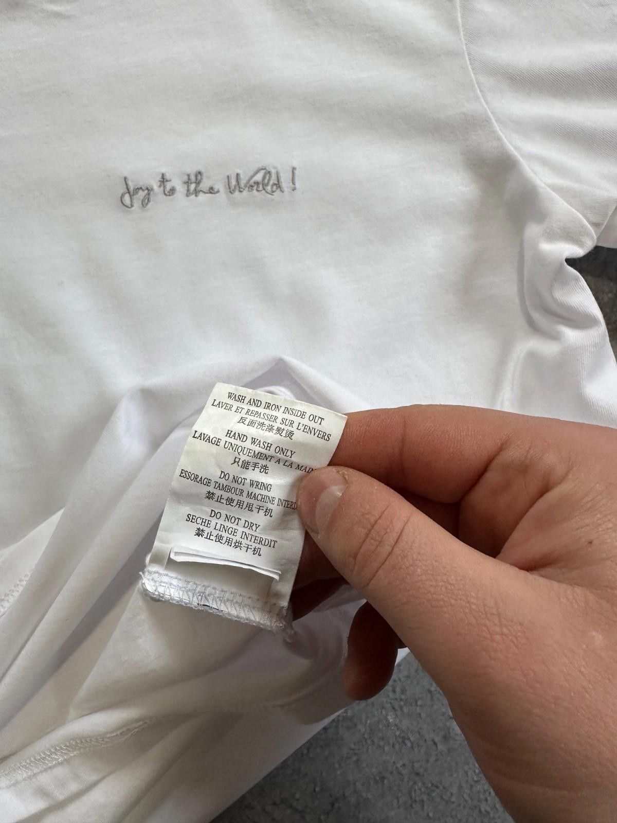 Dior Dior Employee Uniform Joy To The World Holiday Tee Shirt M Size M / US 6-8 / IT 42-44 - 7 Thumbnail