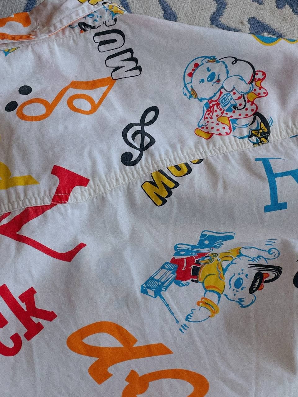 Moschino Vintage Moschino Milano Shirt Music Print Italy 90s Size US M / EU 48-50 / 2 - 7 Thumbnail