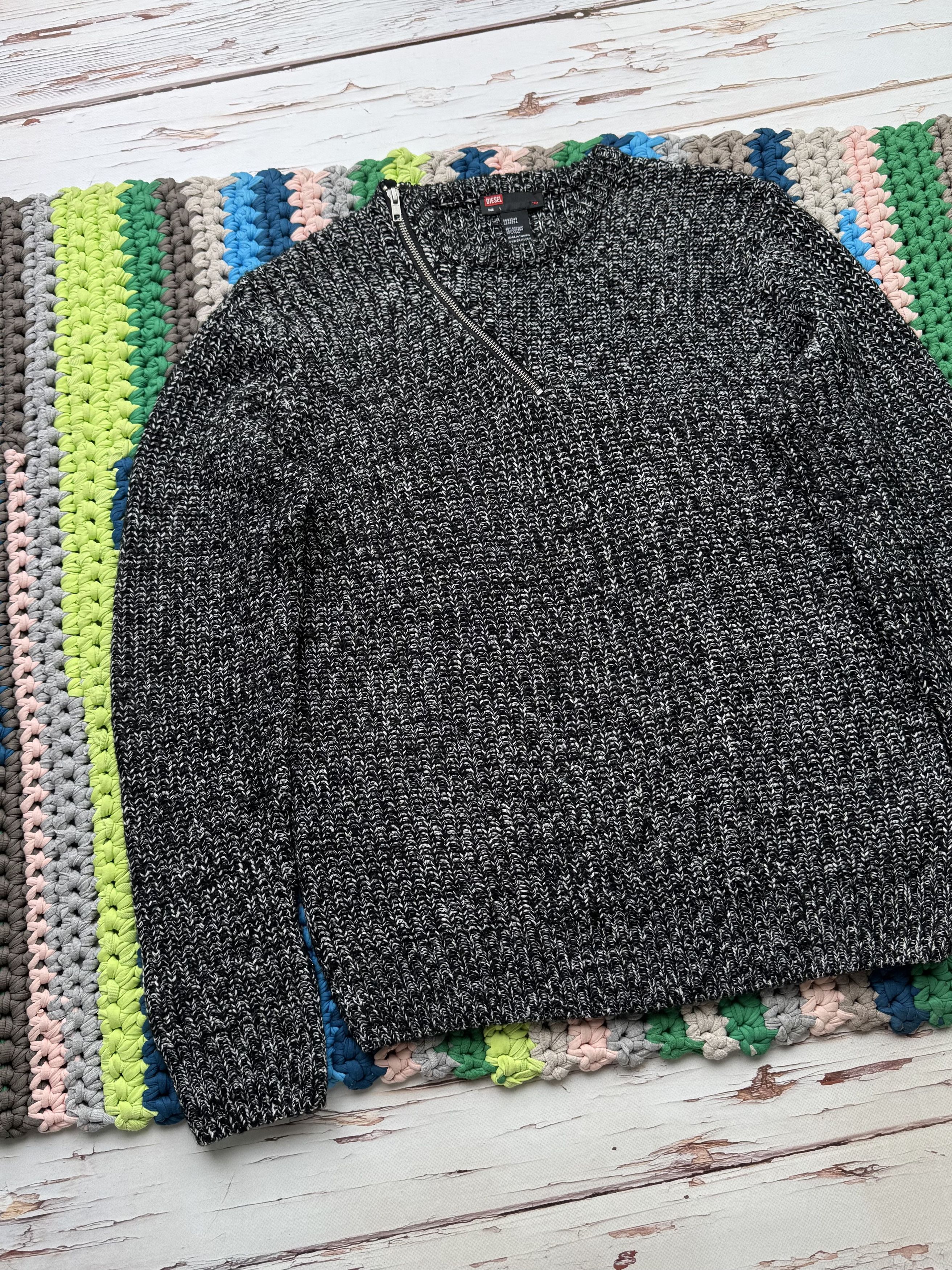 Diesel Diesel Vintage Sweater With Zipper (V250)(D10) Size US L / EU 52-54 / 3 - 2 Thumbnail