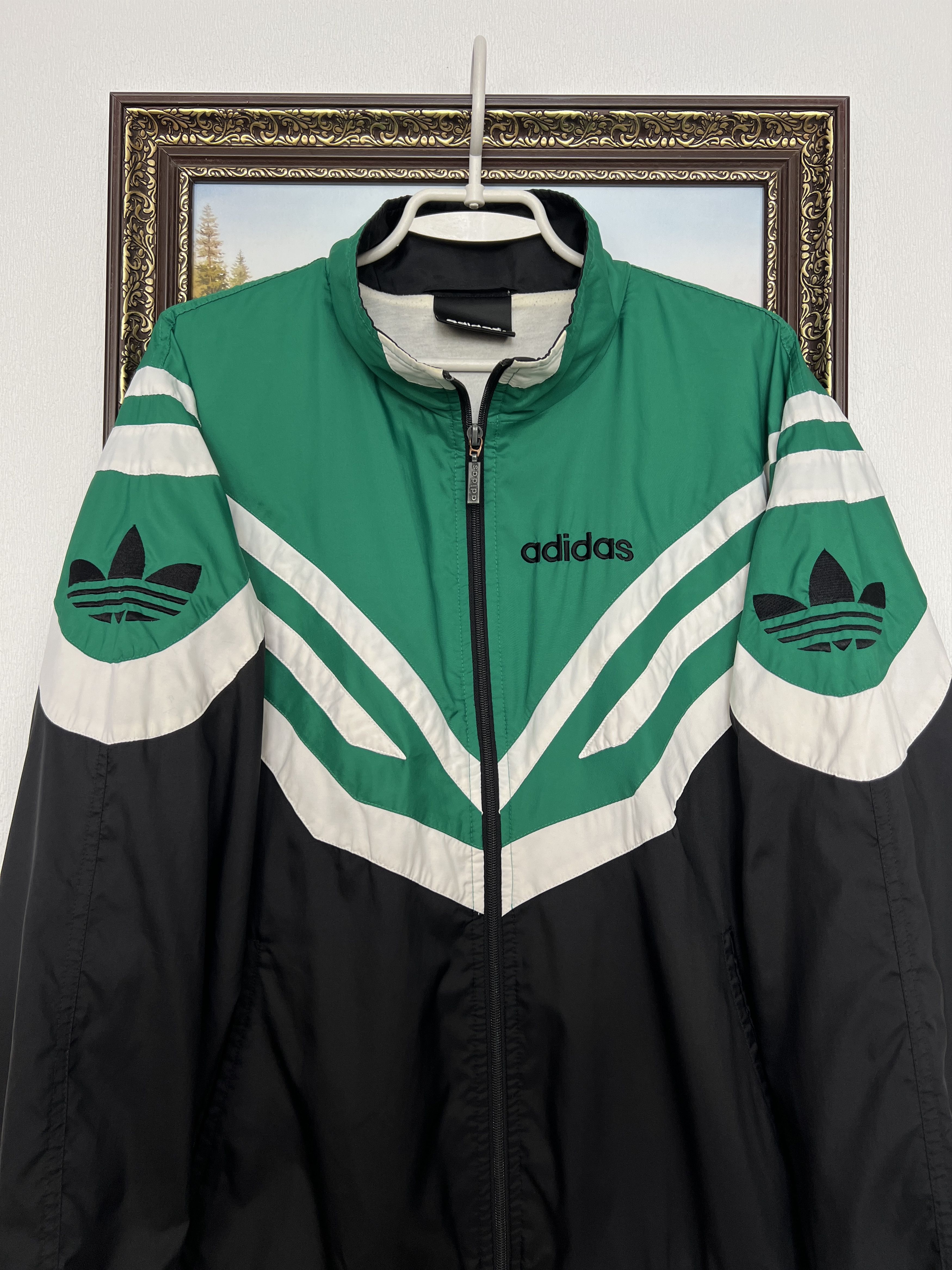 Adidas Vintage 90's Adidas Panathinaikos Football Template Jacket Size US M / EU 48-50 / 2 - 2 Thumbnail