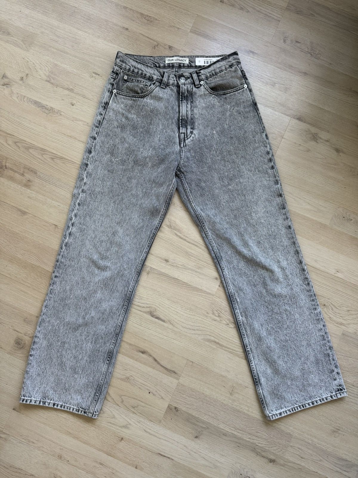 Our Legacy Our Legacy Third Cut Superbleach Black Denim Size US 28 / EU 44 - 1 Thumbnail