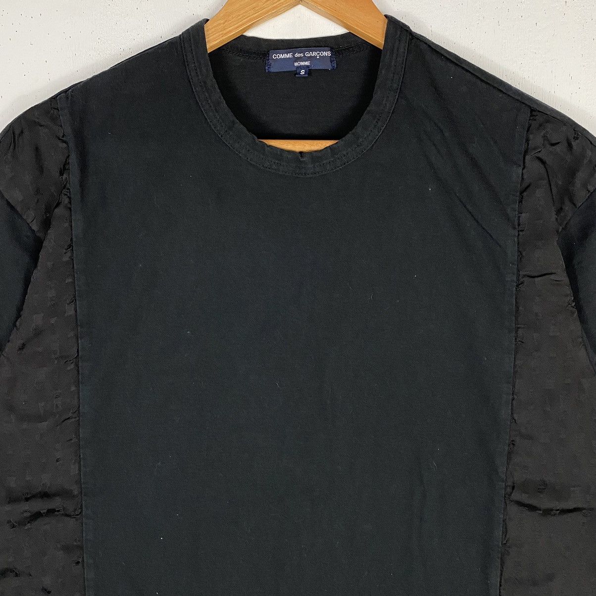 Comme des Garcons Homme AD2006 CDGH BLACK MINIMALIST TEE Size US S / EU 44-46 / 1 - 3 Thumbnail