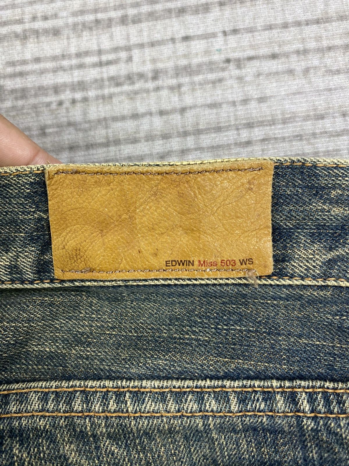 Edwin Vintage Edwin Flared Mud Wash Denim Pants Size US 31 - 14 Thumbnail