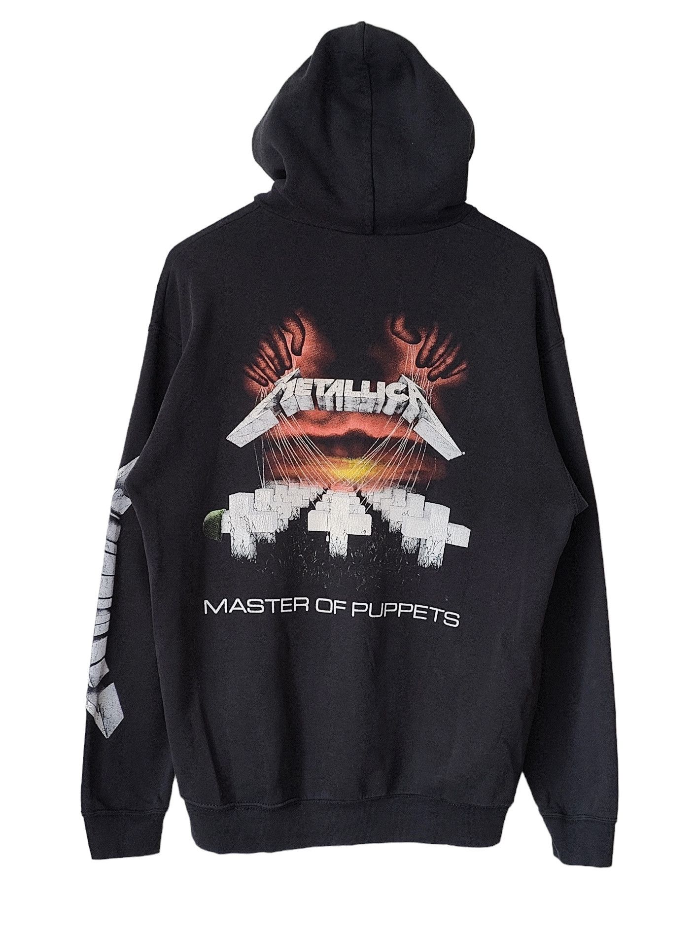 Band Tees × Metallica × Vintage Metallica Master of Puppets Y2K Sweatshirt Hoodie Pushead Size US L / EU 52-54 / 3 - 1 Thumbnail