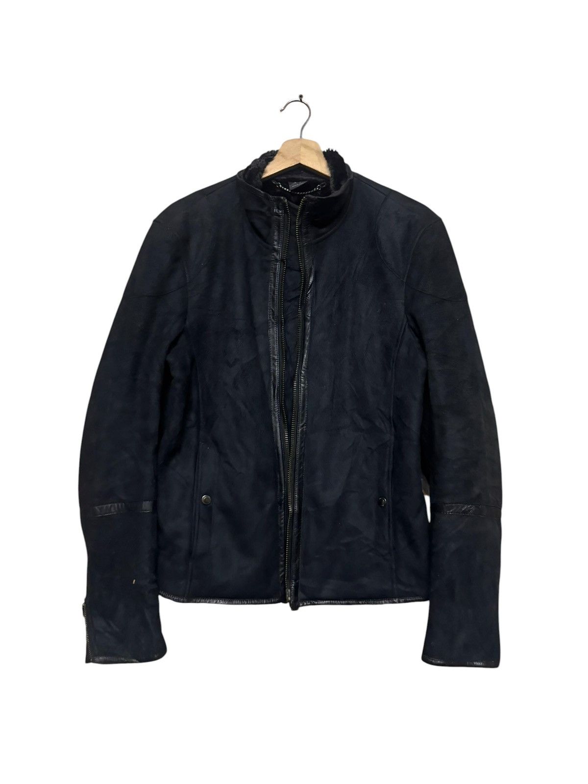 Armani Exchange Armani Exchange Suede Ridding Leather Jacket Size US M / EU 48-50 / 2 - 1 Thumbnail