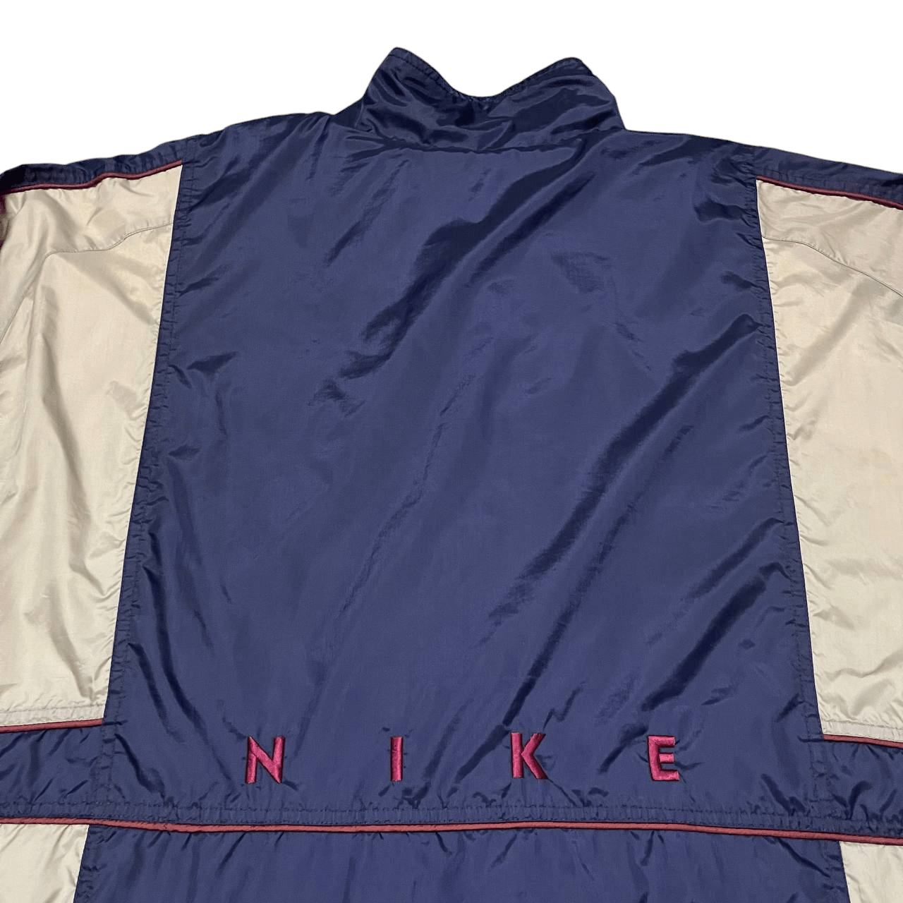 Nike Vintage 90's Nike Spellout Windbreaker Jacket Size US XL / EU 56 / 4 - 2 Thumbnail