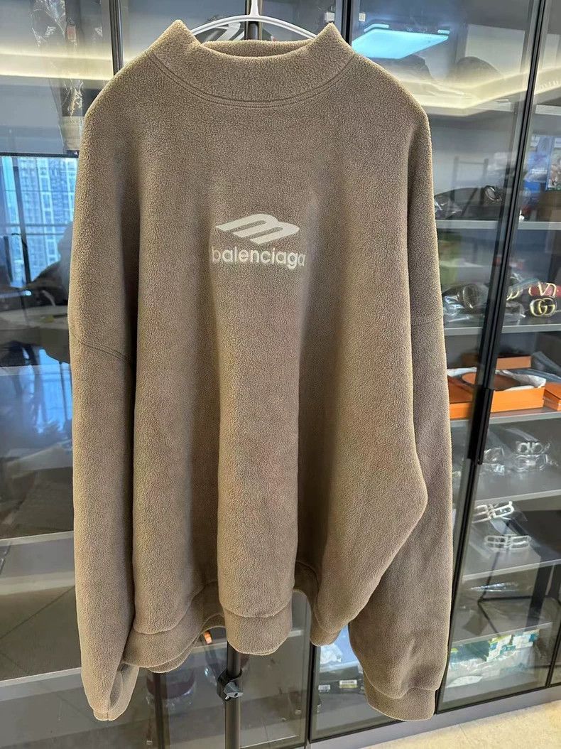Balenciaga Balenciaga FW22 Logo Print Crewneck Sweatshirt Size US XS / EU 42 / 0 - 1 Thumbnail