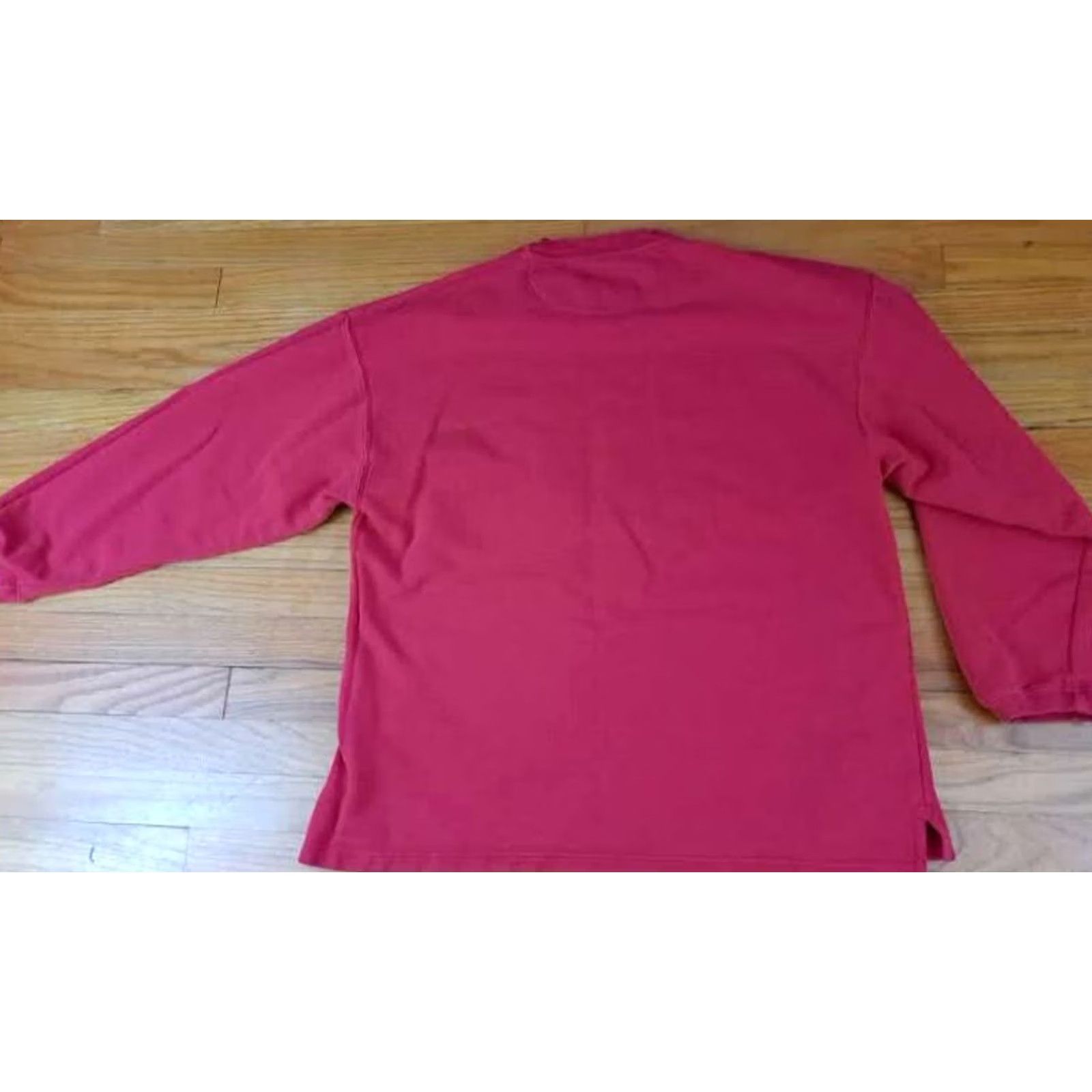 Eddie Bauer VINTAGE Eddie Bauer Shirt Mens L Red Ebtek Outdoor Cotton Work Sweatshirt Size US L / EU 52-54 / 3 - 5 Thumbnail