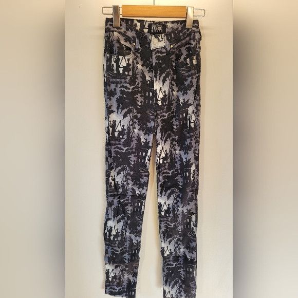 Gianfranco Ferre Gianfranco Ferre high rise dark print pants size 25 Size 25" / US 0 / IT 36 - 2 Thumbnail
