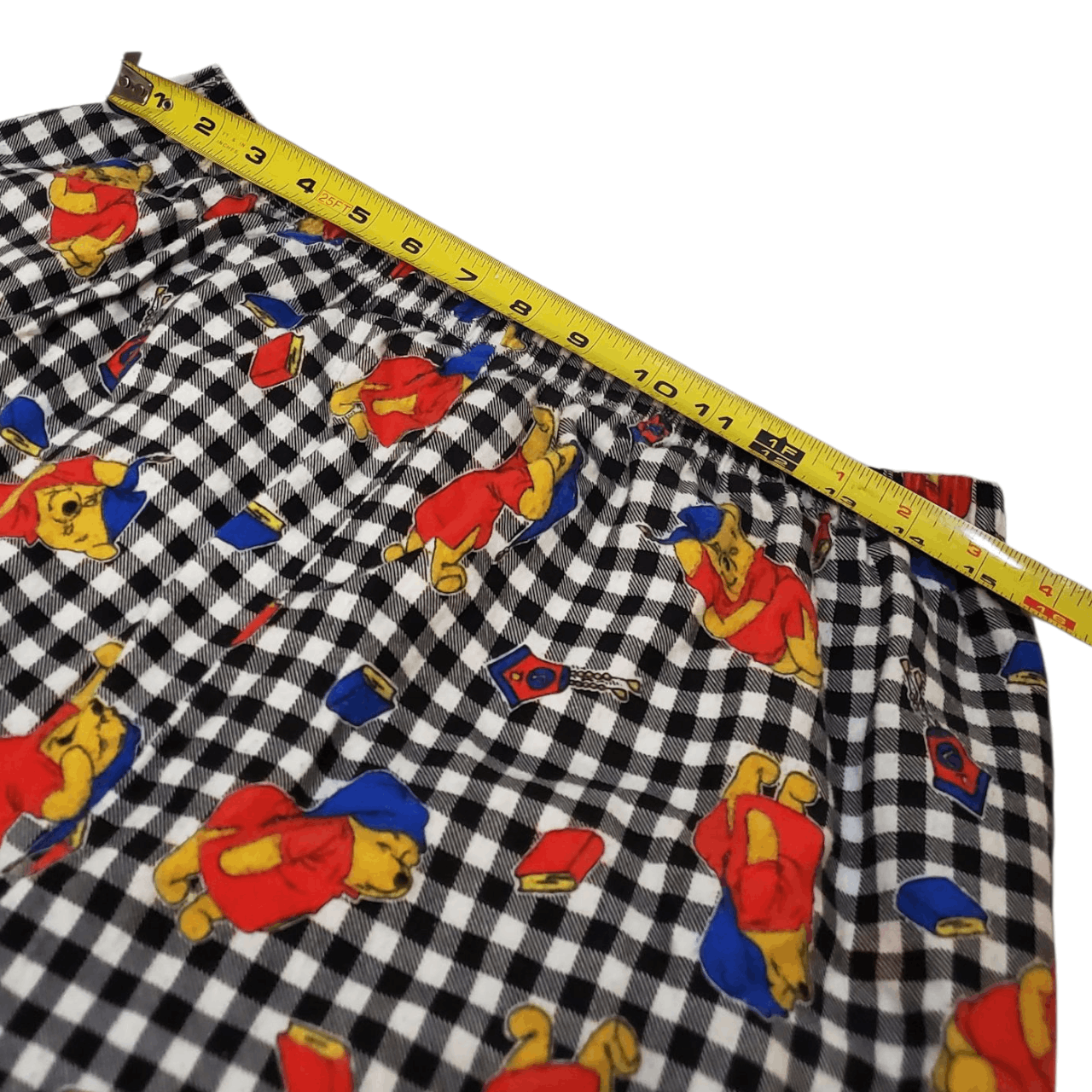 Vintage Y2K Winnie-the-Pooh Gingham Shorts Size US 31 - 5 Thumbnail