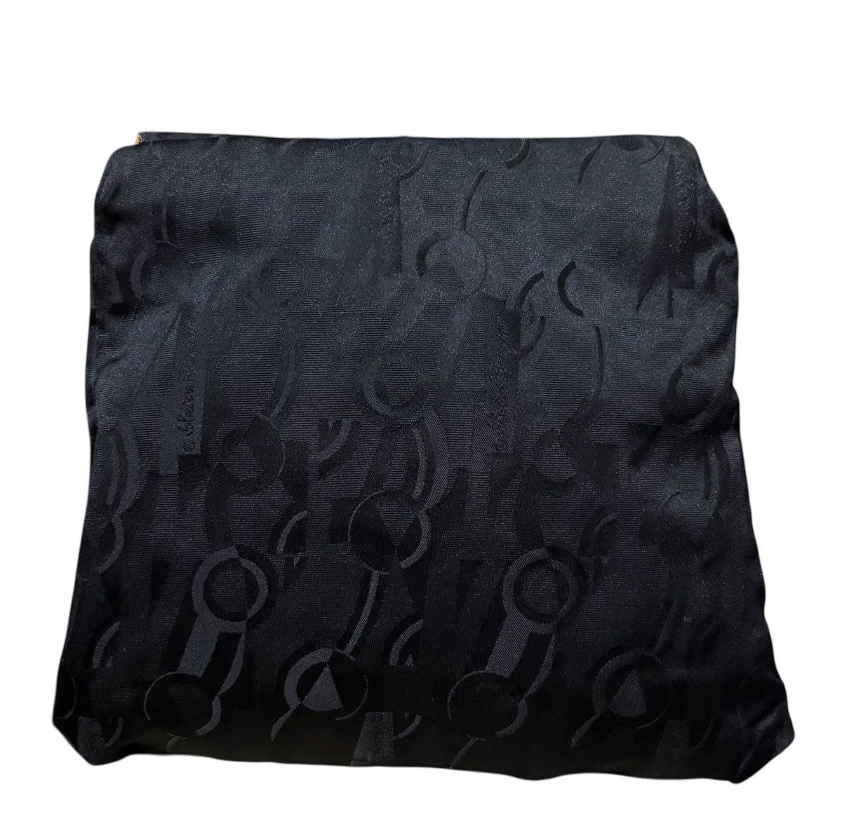 Salvatore Ferragamo Salvatore Ferragamo Clutch Bag Gancini-monogram Black Size ONE SIZE - 4 Thumbnail