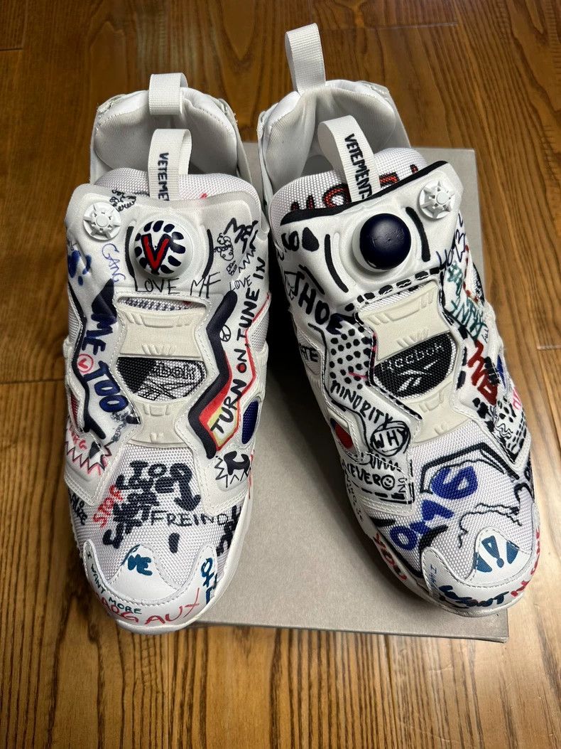 Vetements Vetements Reebok Insta Pump Sneakers Size US 9 / EU 42 - 1 Thumbnail