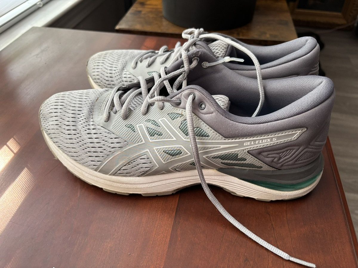 Asics Asics Womens Gel-Flux 5 Running Shoes Gray Low Top Shoes Size US 10 / IT 40 - 15 Thumbnail