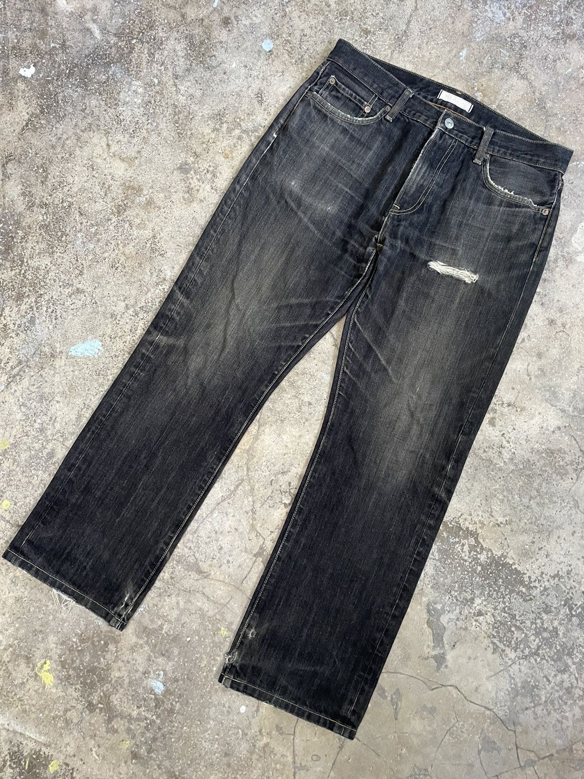 Japanese Brand Vintage Japanese Brand Faded Denim Jeans Pants Size US 30 / EU 46 - 1 Thumbnail