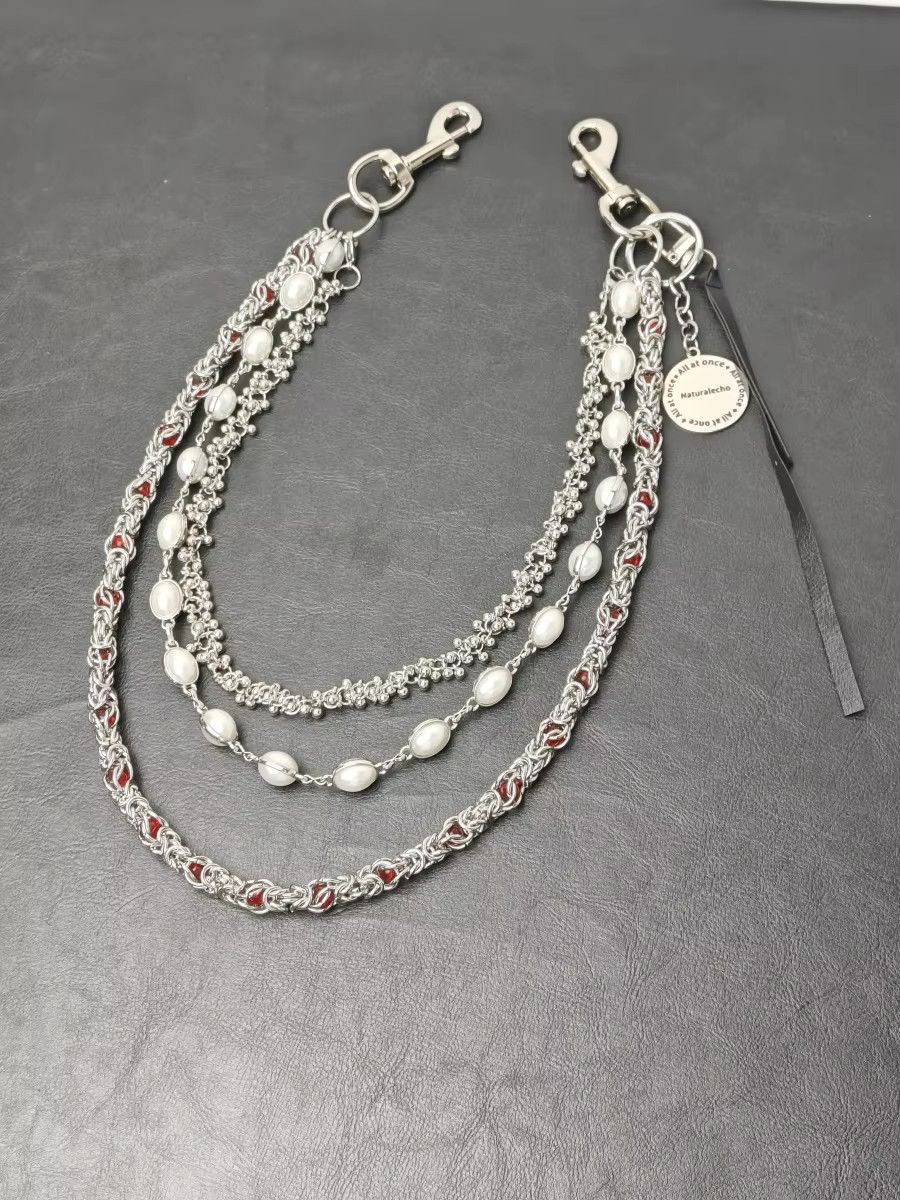 Jewelry Retro Marble Accessories Hip Rock y2k Pants Chain Size ONE SIZE - 1 Thumbnail