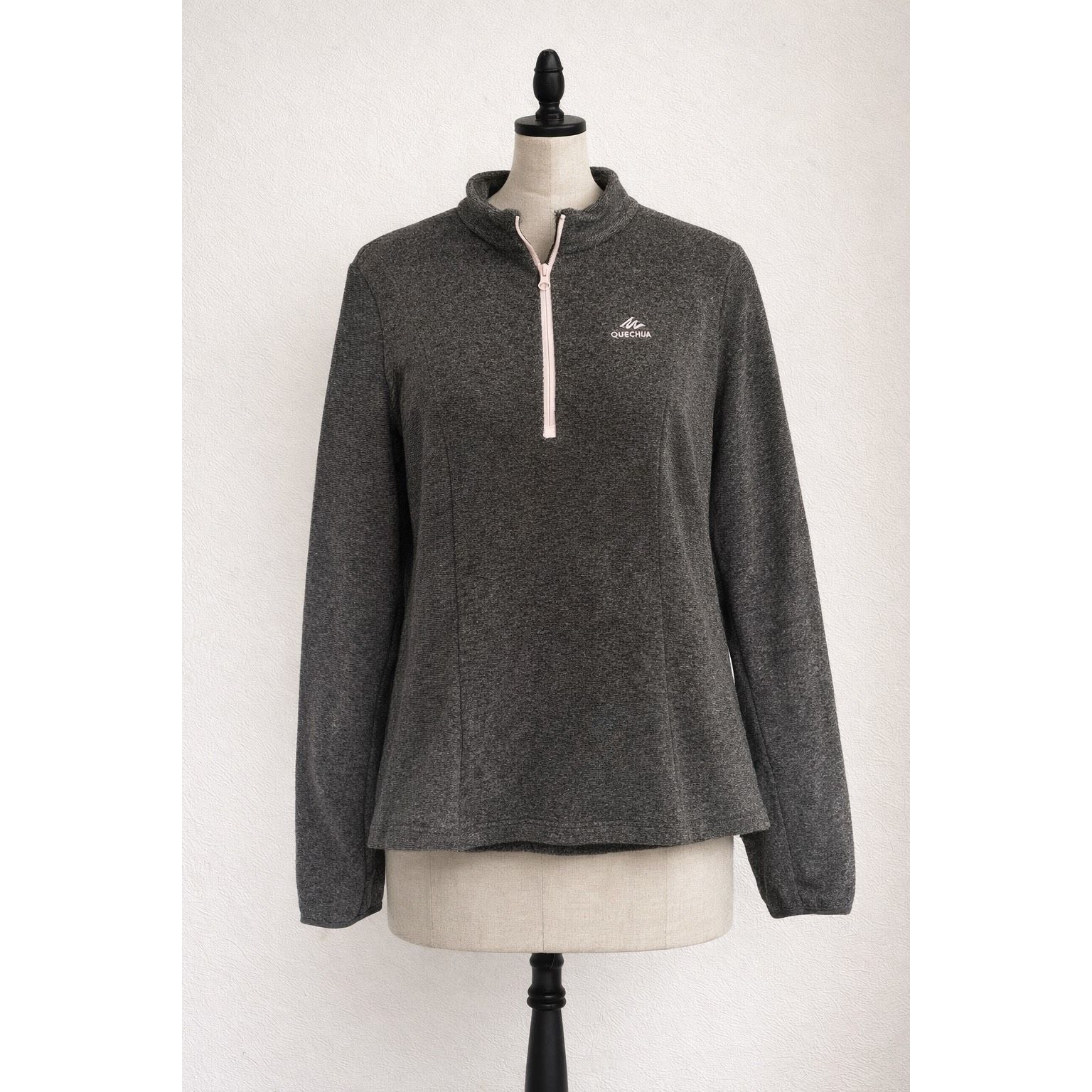 Other Quechua Gray Quarter Zip Fleece Pullover Women’s XS Small At Size S / US 4 / IT 40 - 1 Thumbnail