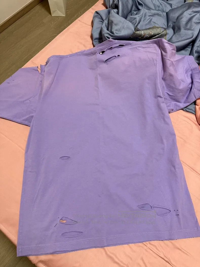 Balenciaga Balenciaga Big rip short sleeve Size US XXS / EU 40 - 2 Thumbnail