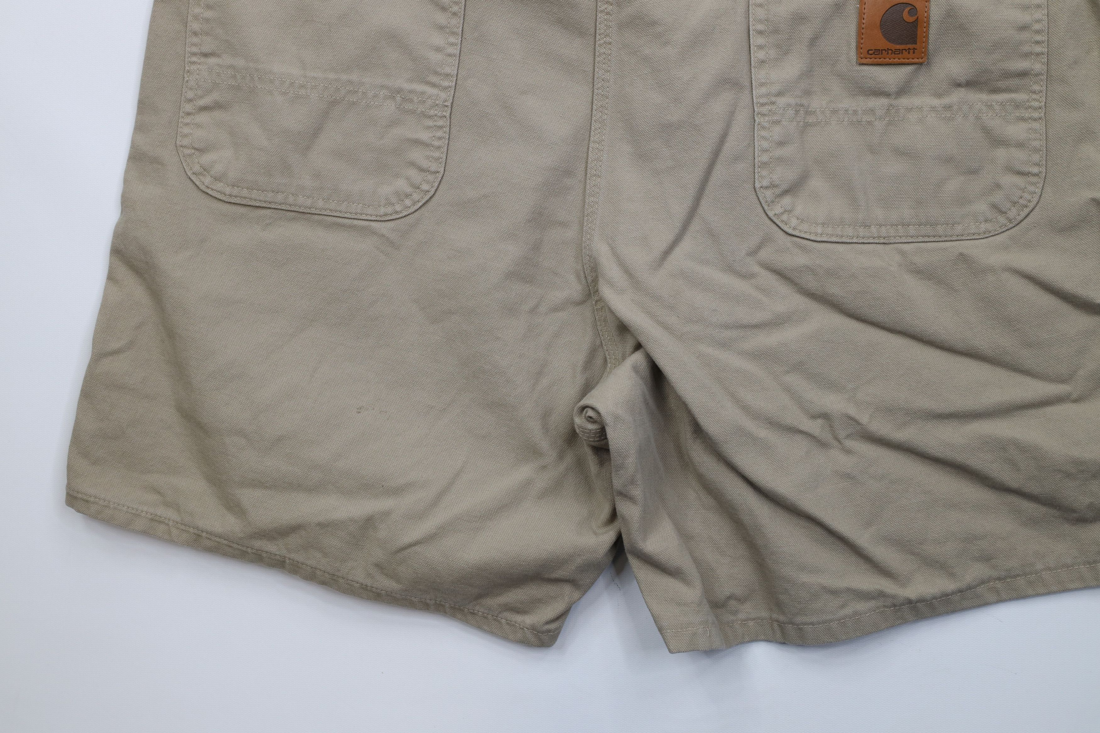 Carhartt Vintage Y2K 2000 Carhartt Above Knee Canvas Shorts Beige USA Size US 44 / EU 60 - 11 Thumbnail